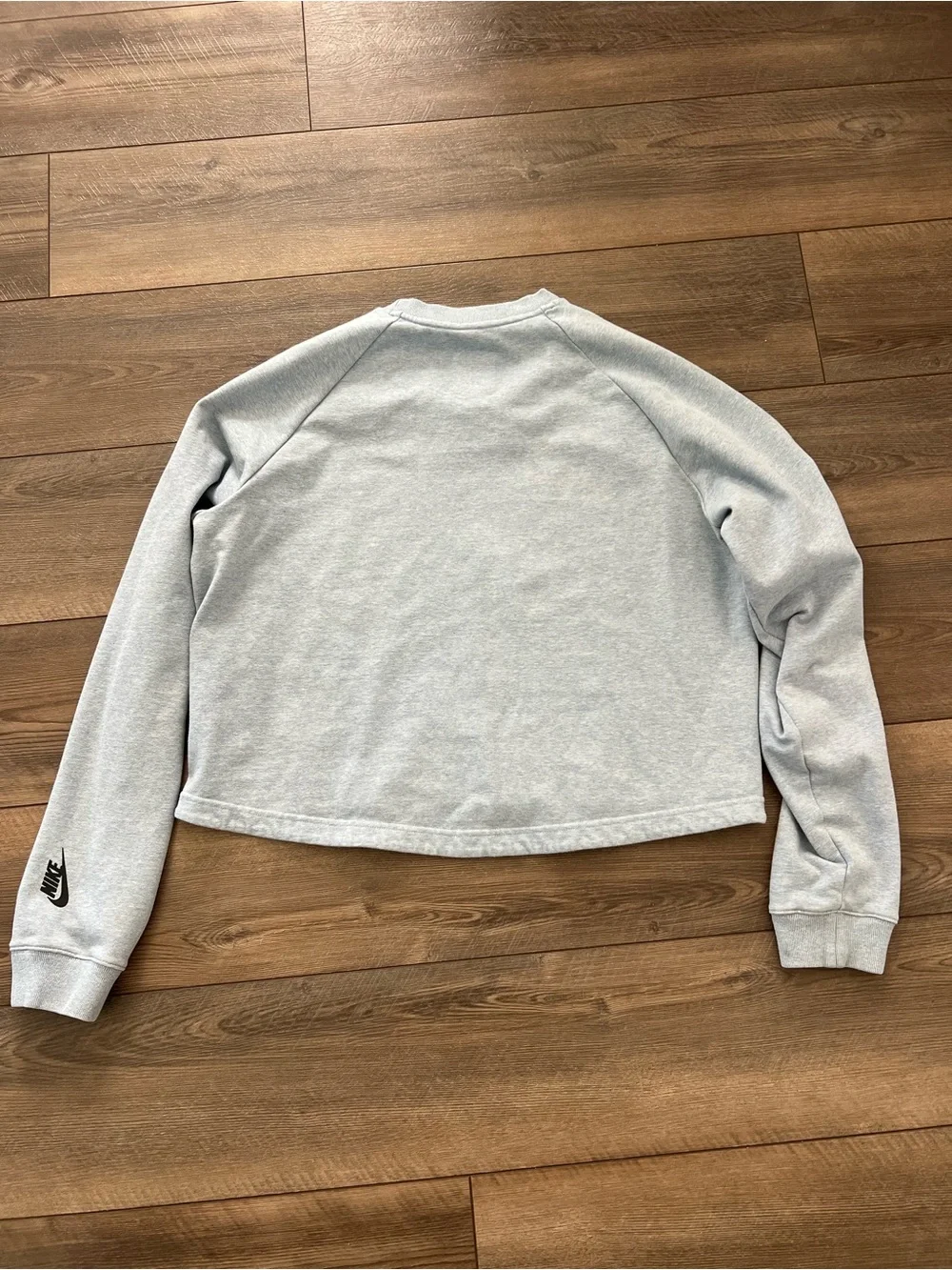 Nike Lab Women's Essentials Fleece Crew Sweatshirt (Blue) Medium